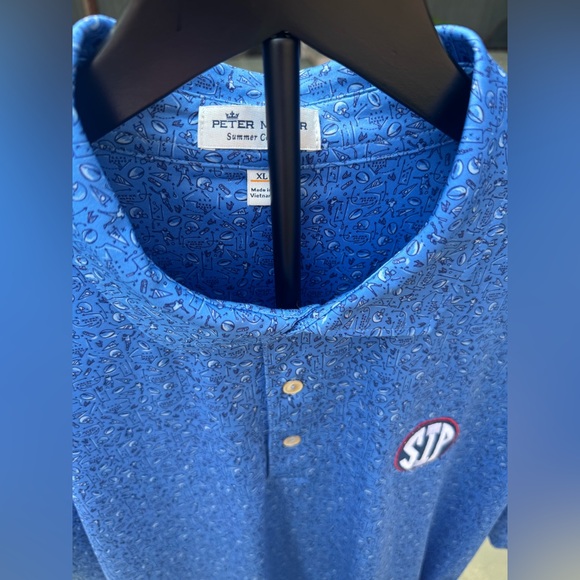 ARE YOU READY? Rare Peter Millar Ole Miss SIP Gameday Polo! - XL - EUC - Picture 4 of 5